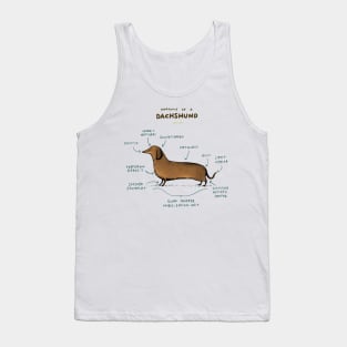 Anatomy of a Dachshund Tank Top